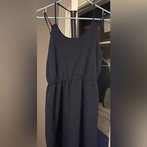 Navy blue casual dress